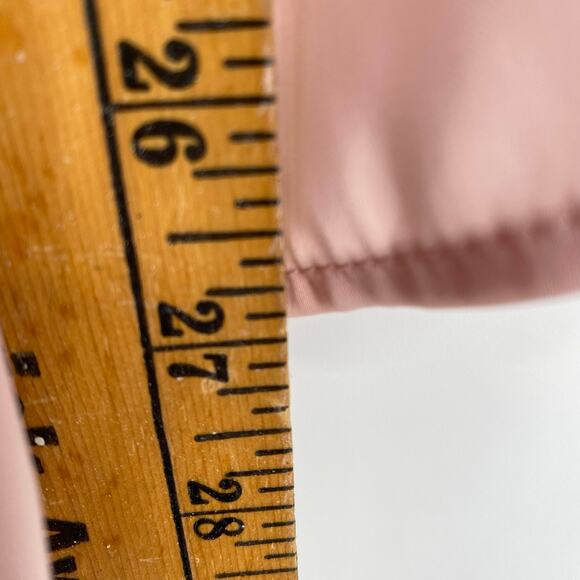 Joie Blouse Women’s Large Pink Blush Secretary Bow Feminine Silky Romantic - Picture 8 of 10